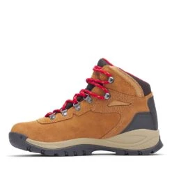 Columbia Newton Ridge Plus Waterproof Amped Hiking Boots - Womens Elk / Mountain Red -Columbia Sale Store 1618890984 BL4552 286 3