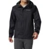 Columbia Watertight II Waterproof Rain Jacket - Mens Black