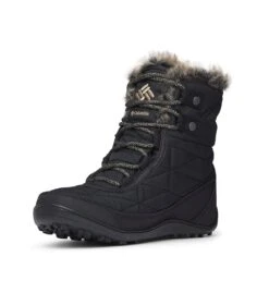 Columbia Minx Shorty III Insulated Winter Boots - Womens Black / Pebble -Columbia Sale Store 1618891083 1803151 010 4