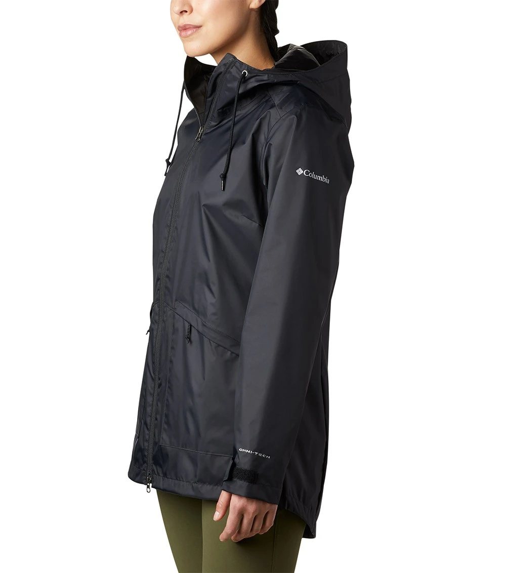 Columbia Arcadia Casual Rain Jacket - Womens Black 3 Columbia Arcadia Casual Rain Jacket - Womens Black - Image 3