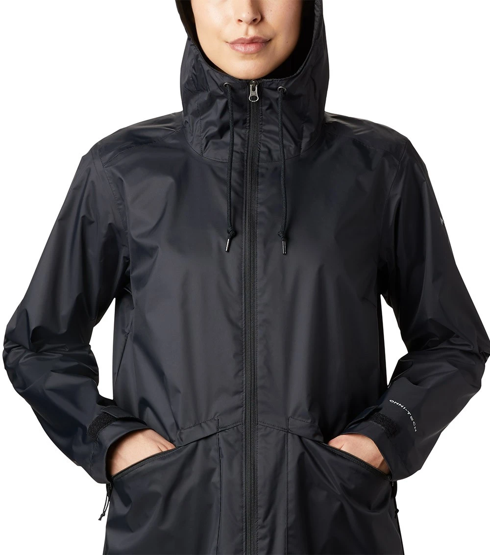 Columbia Arcadia Casual Rain Jacket - Womens Black 4 Columbia Arcadia Casual Rain Jacket - Womens Black - Image 4