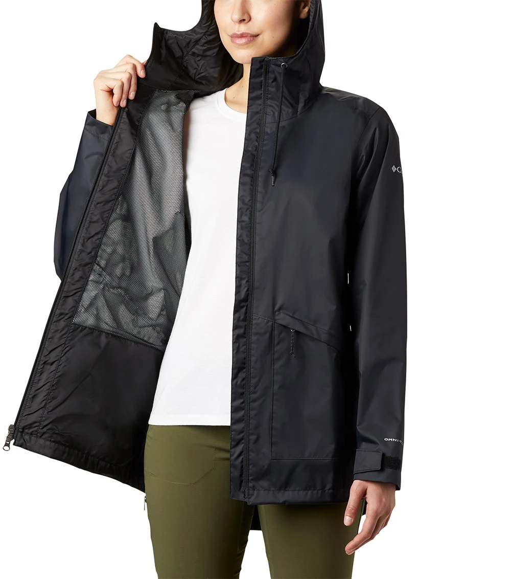 Columbia Arcadia Casual Rain Jacket - Womens Black 5 Columbia Arcadia Casual Rain Jacket - Womens Black - Image 5