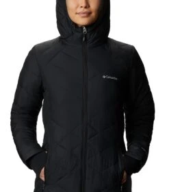 Columbia Heavenly Long Hooded Jacket - Womens Black -Columbia Sale Store 1636109767 1738161 010 4