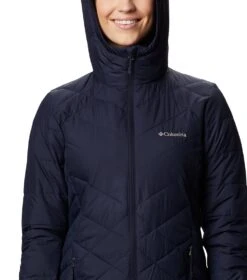 Columbia Heavenly Long Hooded Jacket - Womens Nocturnal -Columbia Sale Store 1636109778 1738161 472 4