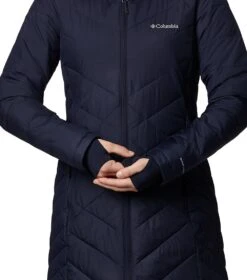 Columbia Heavenly Long Hooded Jacket - Womens Nocturnal -Columbia Sale Store 1636109780 1738161 472 6