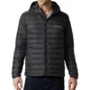 Columbia Sister Brook Hooded Down Jacket - Mens Black