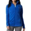 Columbia Basin Trail II Full Zip Fleece Jacket - Womens Lapis Blue