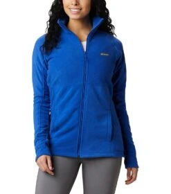 Columbia Basin Trail II Full Zip Fleece Jacket - Womens Lapis Blue