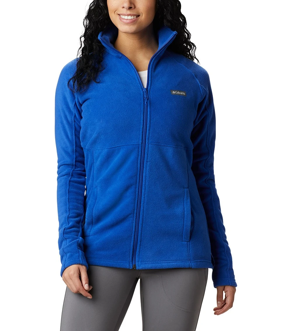 Columbia Basin Trail II Full Zip Fleece Jacket - Womens Lapis Blue 1 Columbia Basin Trail II Full Zip Fleece Jacket - Womens Lapis Blue