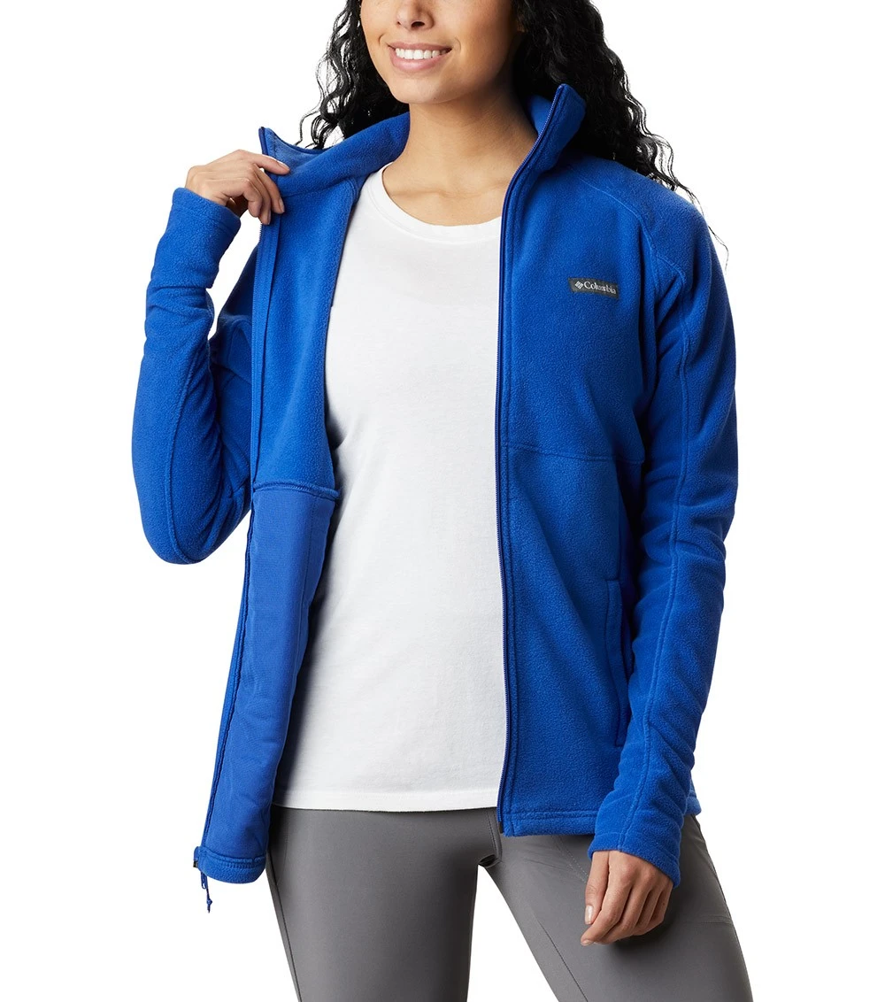 Columbia Basin Trail II Full Zip Fleece Jacket - Womens Lapis Blue 5 Columbia Basin Trail II Full Zip Fleece Jacket - Womens Lapis Blue - Image 5