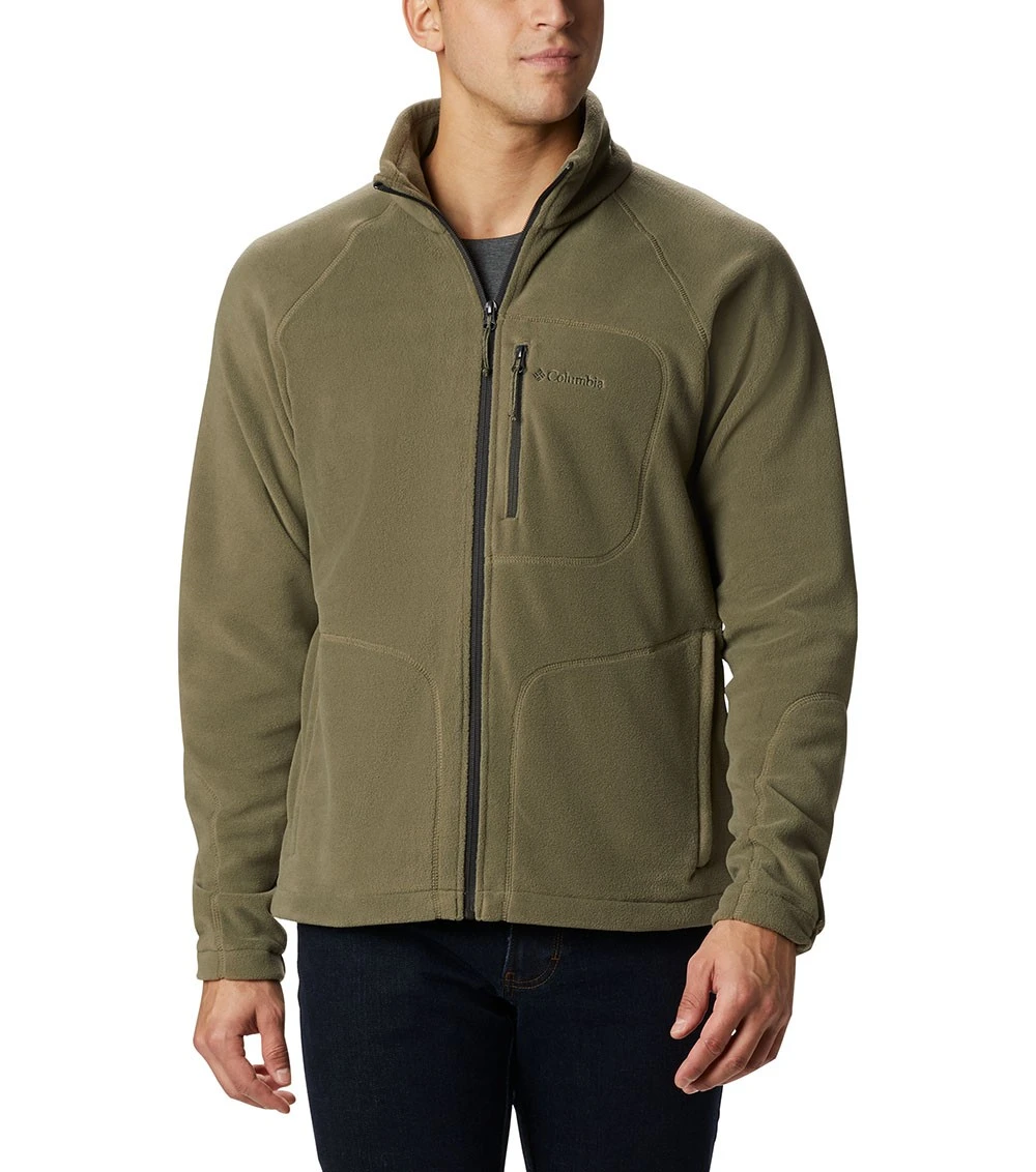 Columbia Fast Trek II Full Zip Fleece Jacket - Mens Stone Green 1 Columbia Fast Trek II Full Zip Fleece Jacket - Mens Stone Green