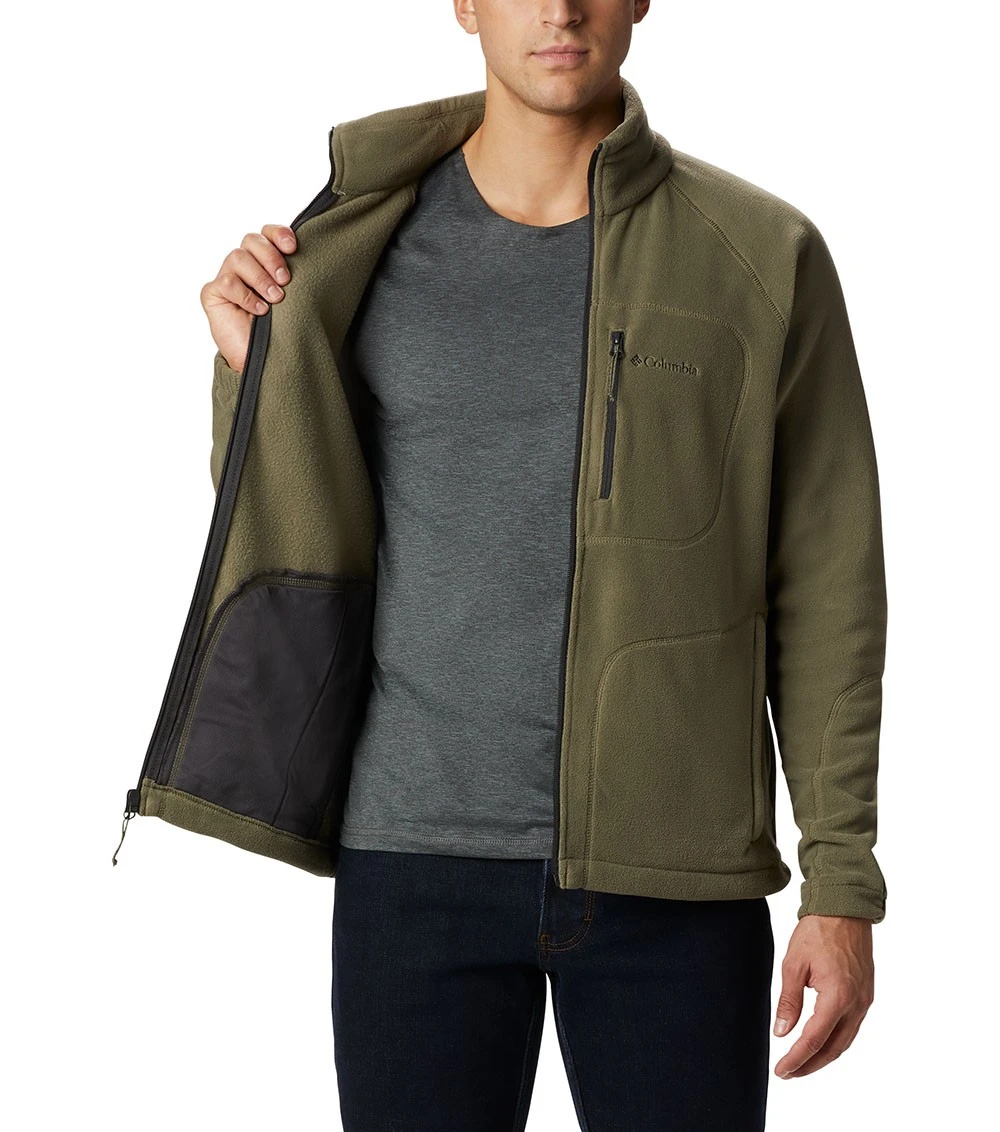 Columbia Fast Trek II Full Zip Fleece Jacket - Mens Stone Green 5 Columbia Fast Trek II Full Zip Fleece Jacket - Mens Stone Green - Image 5