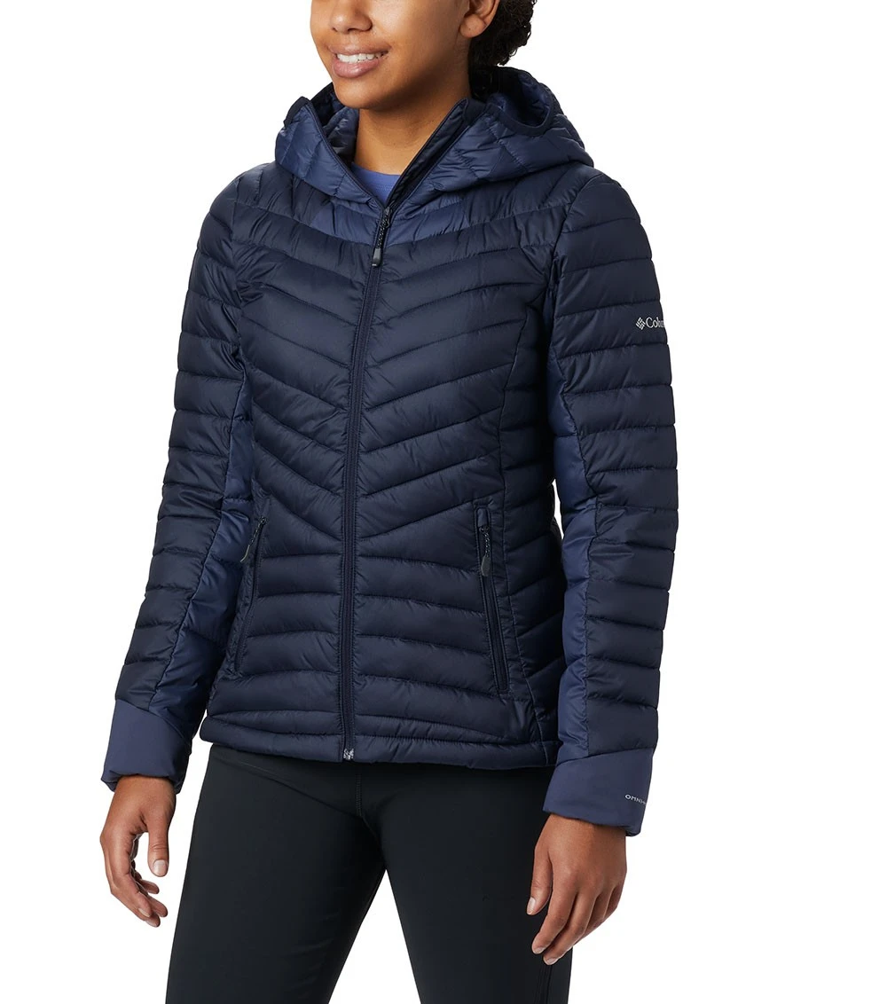 Columbia Windgates Hooded Insulated Jacket - Womens Dark Nocturnal 1 Columbia Windgates Hooded Insulated Jacket - Womens Dark Nocturnal
