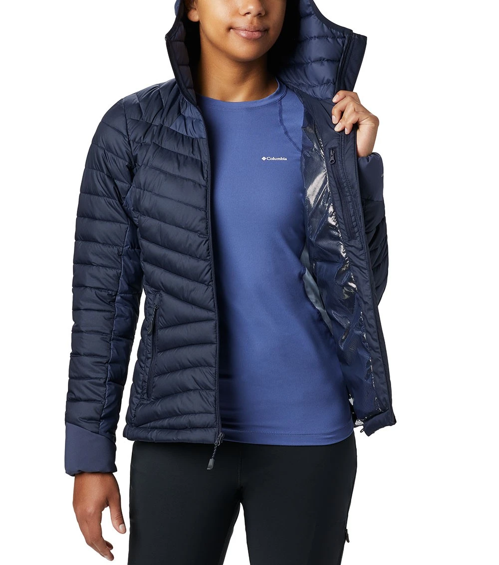 Columbia Windgates Hooded Insulated Jacket - Womens Dark Nocturnal 5 Columbia Windgates Hooded Insulated Jacket - Womens Dark Nocturnal - Image 5