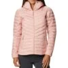 Columbia Windgates Hooded Insulated Jacket - Womens Faux Pink / Floral Print