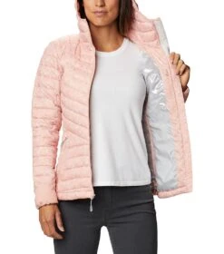 Columbia Windgates Hooded Insulated Jacket - Womens Faux Pink / Floral Print -Columbia Sale Store 1638562360 1803861 672 5