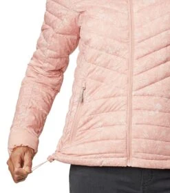 Columbia Windgates Hooded Insulated Jacket - Womens Faux Pink / Floral Print -Columbia Sale Store 1638562361 1803861 672 6