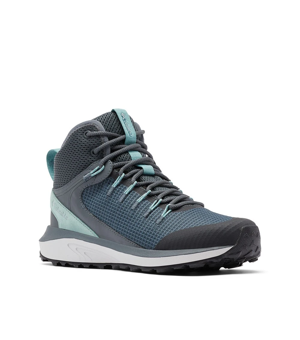 Columbia Trailstorm Waterproof Mid Shoes - Womens Graphite / Dusty Green 2 Columbia Trailstorm Waterproof Mid Shoes - Womens Graphite / Dusty Green - Image 2