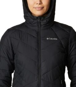 Columbia Heavenly Insulated Hooded Jacket - Womens Black -Columbia Sale Store 1651160559 WL0010 010 4