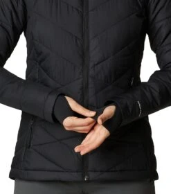 Columbia Heavenly Insulated Hooded Jacket - Womens Black -Columbia Sale Store 1651160562 WL0010 010 6