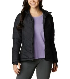 Columbia Heavenly Insulated Hooded Jacket - Womens Black -Columbia Sale Store 1651160563 WL0010 010 7
