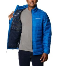 Columbia Powder Lite Insulated Jacket - Mens Bright Indigo -Columbia Sale Store 1651675962 1698001 432 5