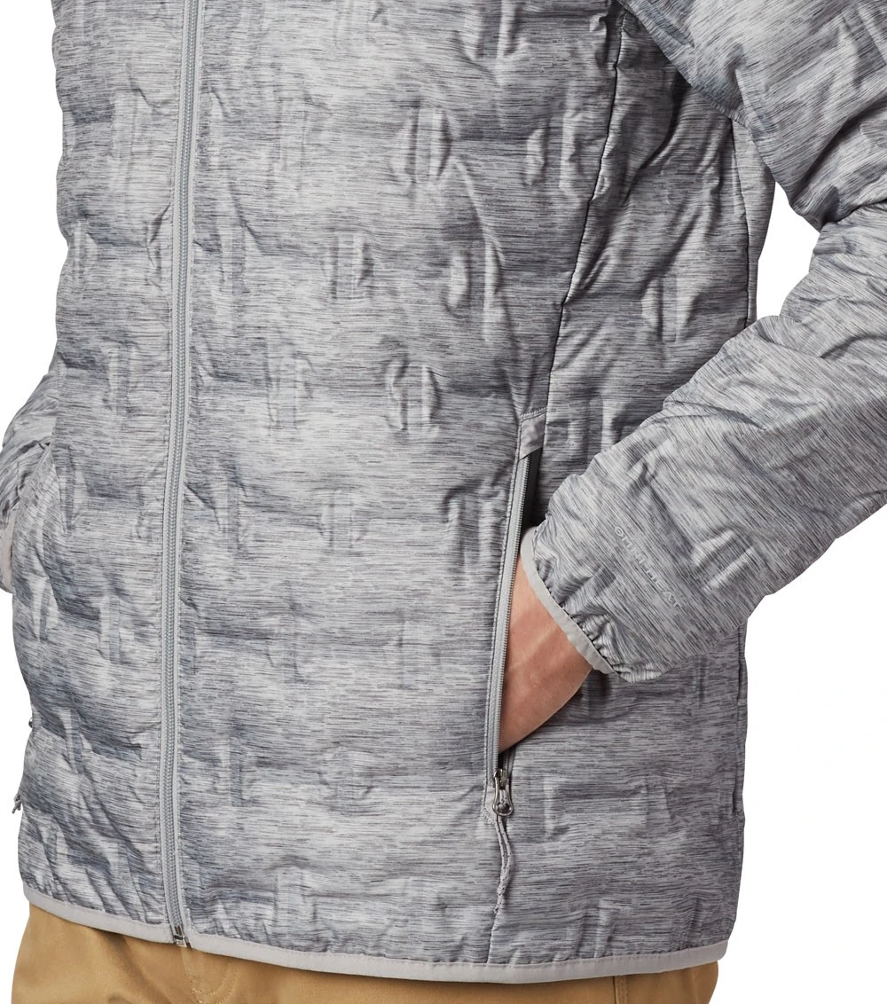 Columbia Delta Ridge Down Insulated Jacket - Mens Columbia Grey Heather 3 Columbia Delta Ridge Down Insulated Jacket - Mens Columbia Grey Heather - Image 3