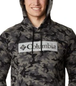 Columbia Columbia Logo Printed Hoodie - Mens Black Camo -Columbia Sale Store 1651676142 1911651 011 4