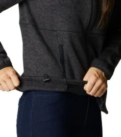 Columbia Sweater Weather Fleece Full Zip Jacket - Womens Black Heather -Columbia Sale Store 1651676169 1958931 010 6
