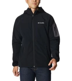 Columbia Tall Heights Hooded Softshell Jacket - Mens Black