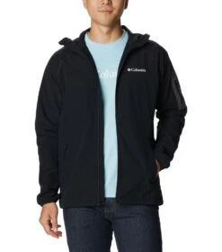 Columbia Tall Heights Hooded Softshell Jacket - Mens Black -Columbia Sale Store 1651676184 1975591 011 7