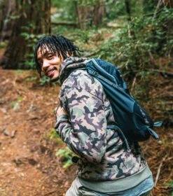 Columbia Columbia Logo Printed Hoodie - Mens Black Camo -Columbia Sale Store 1651683466 1911651 011 6