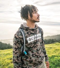 Columbia Columbia Logo Printed Hoodie - Mens Black Camo -Columbia Sale Store 1651683469 1911651 011 8