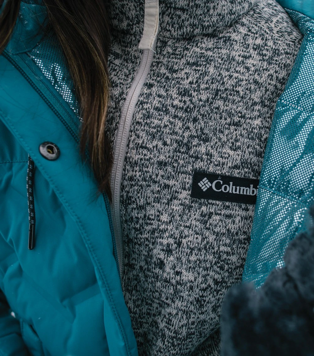 Columbia Sweater Weather Fleece Full Zip Jacket - Womens Chalk Heather 7 Columbia Sweater Weather Fleece Full Zip Jacket - Womens Chalk Heather - Image 7