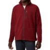 Columbia Fast Trek II Full Zip Fleece Jacket - Mens Red Jasper