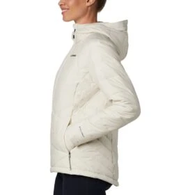 Columbia Heavenly Insulated Hooded Jacket - Womens Chalk -Columbia Sale Store 1651683527 WL0010 191 3