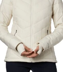 Columbia Heavenly Insulated Hooded Jacket - Womens Chalk -Columbia Sale Store 1651683528 WL0010 191 4