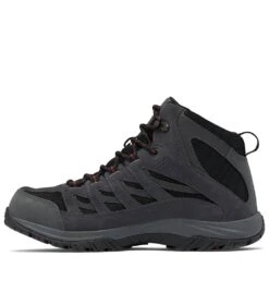 Columbia Crestwood Waterproof Mid Hiking Shoes - Wide Fit - Mens Black / Charcoal -Columbia Sale Store 1652198736 1765382 014 3