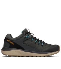 Columbia Trailstorm Waterproof Low Hiking Shoes - Mens Dark Moss / Mango