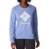 Columbia Columbia Trek Graphic Crew Sweatshirt - Womens Serenity Stacked Gem