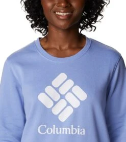 Columbia Columbia Trek Graphic Crew Sweatshirt - Womens Serenity Stacked Gem -Columbia Sale Store 1652433965 1959861 567 4