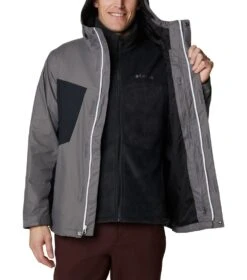 Columbia Tunnel Falls 3-in-1 Interchange Jacket - Mens City Grey / Black -Columbia Sale Store 1652442724 1960611 023 5