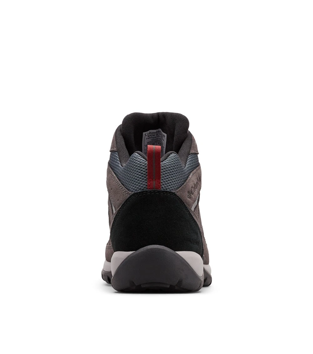 Columbia Redmond V2 Waterproof Mid Hiking Shoes - Mens Graphite / Red Jasper 6 Columbia Redmond V2 Waterproof Mid Hiking Shoes - Mens Graphite / Red Jasper - Image 6
