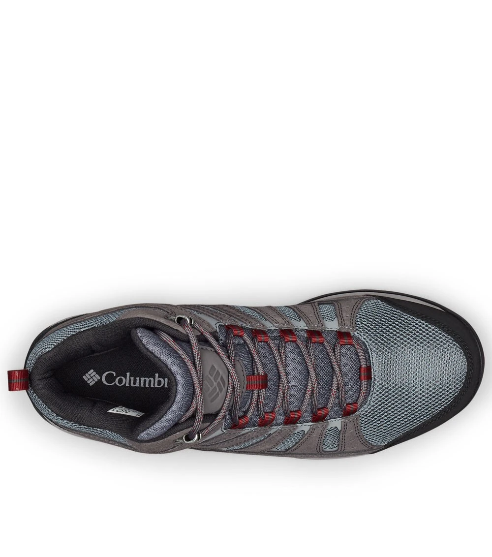 Columbia Redmond V2 Waterproof Mid Hiking Shoes - Mens Graphite / Red Jasper 8 Columbia Redmond V2 Waterproof Mid Hiking Shoes - Mens Graphite / Red Jasper - Image 8