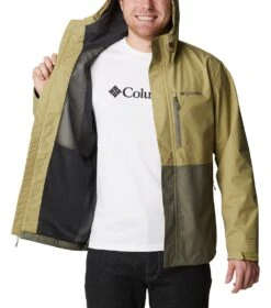 Columbia Hikebound Rain Jacket - Mens Savory / Stone Green -Columbia Sale Store 1665401536 1988621 327 5