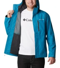 Columbia Hikebound Rain Jacket - Mens Deep Marine -Columbia Sale Store 1665401547 1988621 400 5