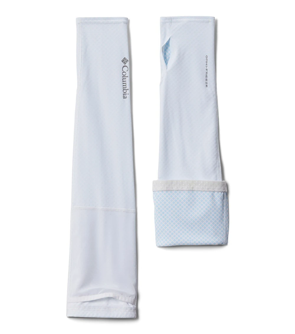 Columbia Freezer Zero II Arm Sleeves - Unisex White 2 Columbia Freezer Zero II Arm Sleeves - Unisex White - Image 2