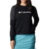 Columbia Windgates Crew Sweatshirt - Womens Black / Black Heather