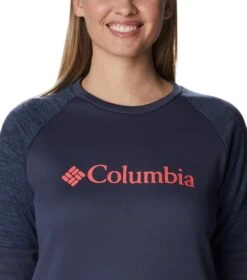 Columbia Windgates Crew Sweatshirt - Womens Nocturnal / Nocturnal Heather -Columbia Sale Store 1665401690 1991791 466 4
