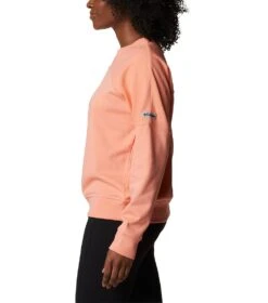 Columbia Columbia Lodge French Terry Crew Sweatshirt - Womens Coral Reef -Columbia Sale Store 1665401731 1992441 879 3